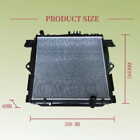 Radiator Fit For Toyota Landcruiser VDJ 70 Series VDJ76R VDJ78R VDJ79R 4.5L V8 2007-ON - Machter