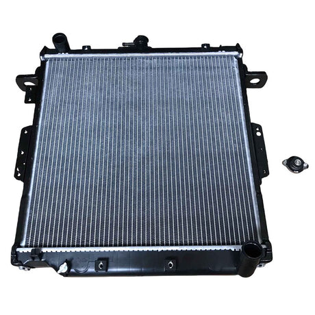 Radiator With Cap Fit For Toyota Landcruiser PZJ HZJ70 73 75 77 78 79 4.2L 3.5L 1HZ 1PZ 1990-2007 1640017300 - Machter