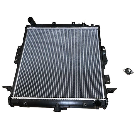Radiator With Cap Fit For Toyota Landcruiser PZJ HZJ70 73 75 77 78 79 4.2L 3.5L 1HZ 1PZ 1990-2007 1640017300 - Machter