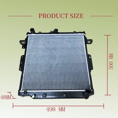 Radiator With Cap Fit For Toyota Landcruiser PZJ HZJ70 73 75 77 78 79 4.2L 3.5L 1HZ 1PZ 1990-2007 1640017300 - Machter