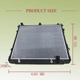 Radiator With Cap Fit For Toyota Landcruiser VDJ200 Series For Lexus LX570 RAD-TA008 - Machter