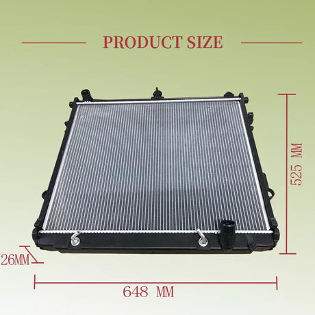 Radiator With Cap Fit For Toyota Landcruiser VDJ200 Series For Lexus LX570 - Machter