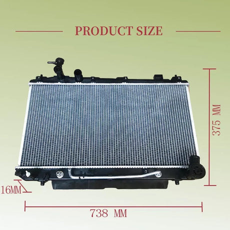 Radiator With Cap Fit For Toyota RAV4 ACA20 21 22 23 2.0L 2.4L 1AZFE 2AZFE 2000-2006 1640028140 - Machter