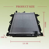 Radiator With Cap Fit For Toyota Landcruiser FZJ HDJ HZJ78 79 4.5L 4.2L 1FZFE 1HDFTE 1HZ Manual 1999-2007 1640017400 RAD-TA014 - Machter