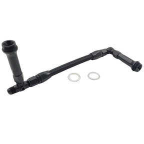 1 x Carburettor Inlet Rail Kit -6AN Black Finish Fit For Holley Dual Fuel Line - Machter