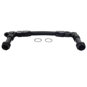 1 x Carburettor Fuel Inlet Rail Kit -8AN 241mm Fit For Holley Dual Fuel Line 4150 RAIL-8AN - Machter