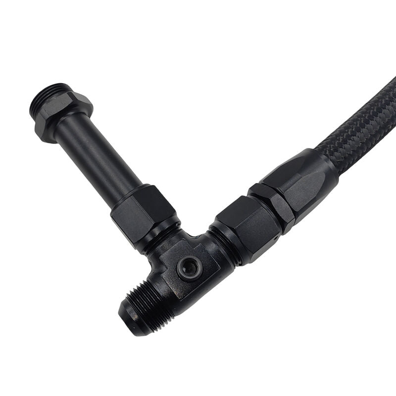 1 x Carburettor Fuel Inlet Rail Kit -8AN 241mm Fit For Holley Dual Fuel Line 4150 - Machter