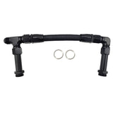 1 x Carburettor Fuel Inlet Rail Kit -8AN 241mm Fit For Holley Dual Fuel Line 4150 RAIL-8AN - Machter
