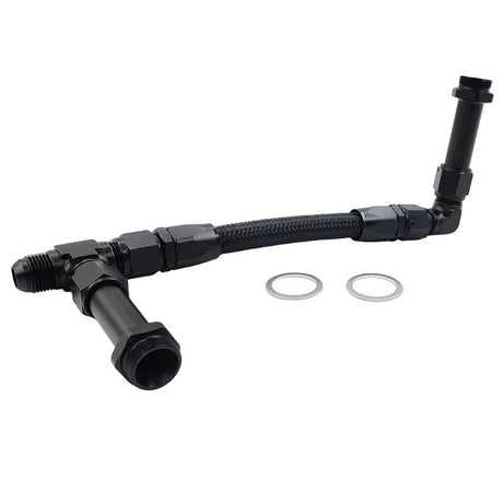 1 x Carburettor Fuel Inlet Rail Kit -8AN 241mm Fit For Holley Dual Fuel Line 4150 - Machter
