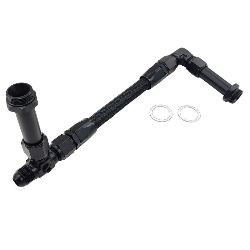 1 x Carburettor Fuel Inlet Rail Kit -8AN 241mm Fit For Holley Dual Fuel Line 4150 RAIL-8AN - Machter