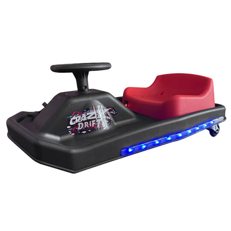 36V Electric Drift Kart For Kids & Teens Brushless Motor LED 3 Speeds Cart - Machter