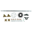 Rear Axle Kit Hub Sprocket 870mm Fit For DIY Rebuild Go Kart ATV Quad & Drift Trikes RAK-ATV003 - Machter