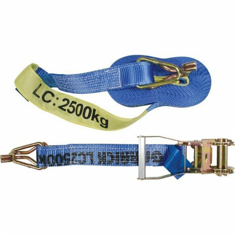 5 Pieces Ratchet Tie Down Straps 50mm x 9m LC2500kg Cambuckle Alternative - Machter