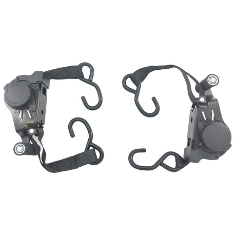 2 Pieces Automatic Retractable Ratchet Straps Polyester 680kg 3.3m*2.5cm - Machter