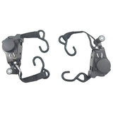 2 Pcs Automatic Retractable Ratchet Straps Polyester 680kg 3.3m*2.5cm RAT-003-2PCS - Machter