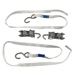 2 Pcs Polyester Ratchet Tie Down Straps 1.5m x 25mm Fit For Most Boat/Trailer RAT-004-2PCS - Machter