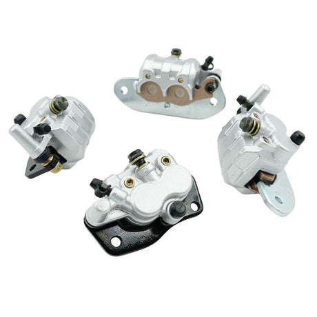 Front & Rear Brake Calipers Fit For Yamaha Rhino 700 YXR70 With Pads 2008-2013 RBC-YM002-4PCS - Machter