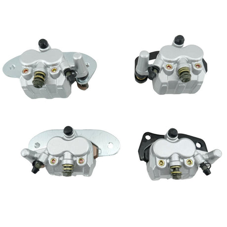 Front & Rear Brake Calipers Fit For Yamaha Rhino 700 YXR70 With Pads 2008-2013 RBC-YM002-4PCS - Machter