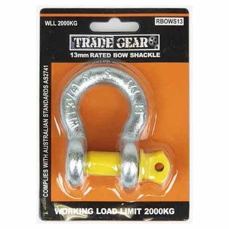 Bow Shackles 2000kg 13mm (1/2") - Trade Gear | Universal Auto Spares