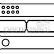 Rocker Cover Set TOYOTA 4A-GE RC0012K - PERMASEAL