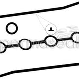 Rocker Cover Set DAEWOO A15MF RC3055K - Permaseal