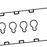 Rocker Cover Set SAAB B207E B207L B207R DOHC RC3354K - Permaseal