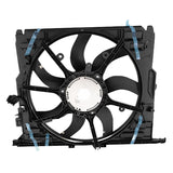 Radiator Cooling Fan Fit For BMW 523i 525d 528i 530d 535i 518d 520d 640i 7 Series F01/F02 2009-2018 RCF-BMW004 - Machter