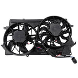 Radiator Thermo Cooling Fan Assembly Dual With 2 Plugs Fit For Ford Focus LR 2002-2005 RCF-FD003 - Machter
