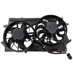 Radiator Thermo Cooling Fan Assembly Dual With 2 Plugs Fit For Ford Focus LR 2002-2005 RCF-FD003 - Machter