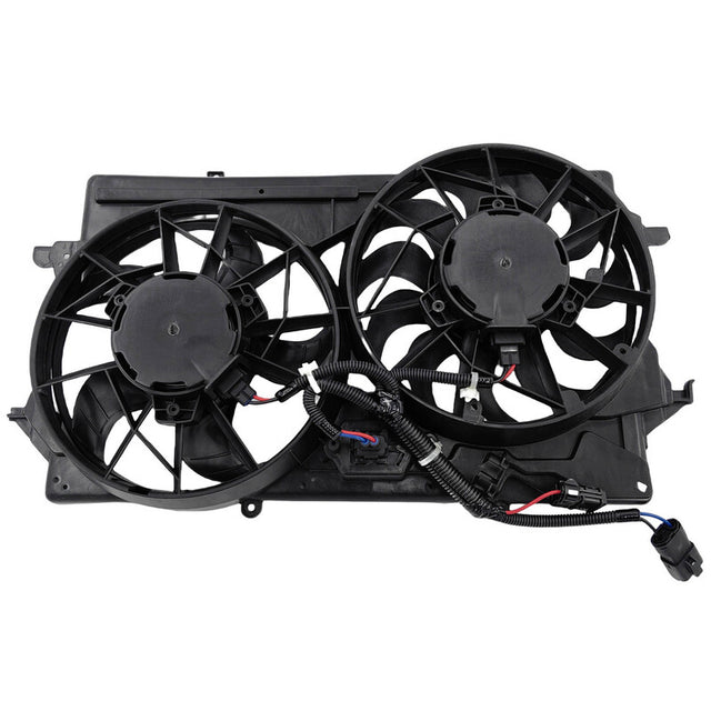 Radiator Thermo Cooling Fan Assembly Dual With 2 Plugs Fit For Ford Focus LR 2002-2005 RCF-FD003 - Machter