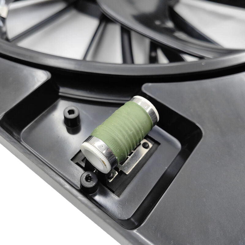 Radiator Fan With Resistor Fit For Jeep Wrangler JK 3.8L 2.8L 03/2007-2018 RCF-JP002 - Machter