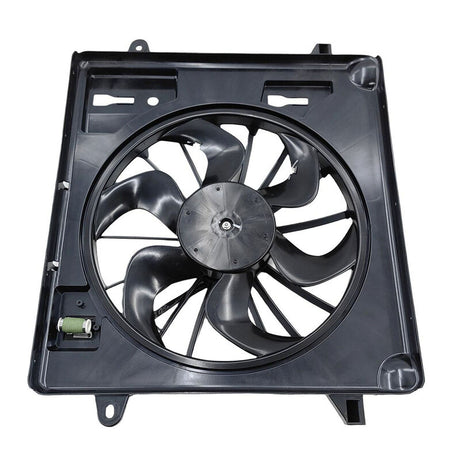 Radiator Fan With Resistor Fit For Jeep Wrangler JK 3.8L 2.8L 03/2007-2018 - Machter