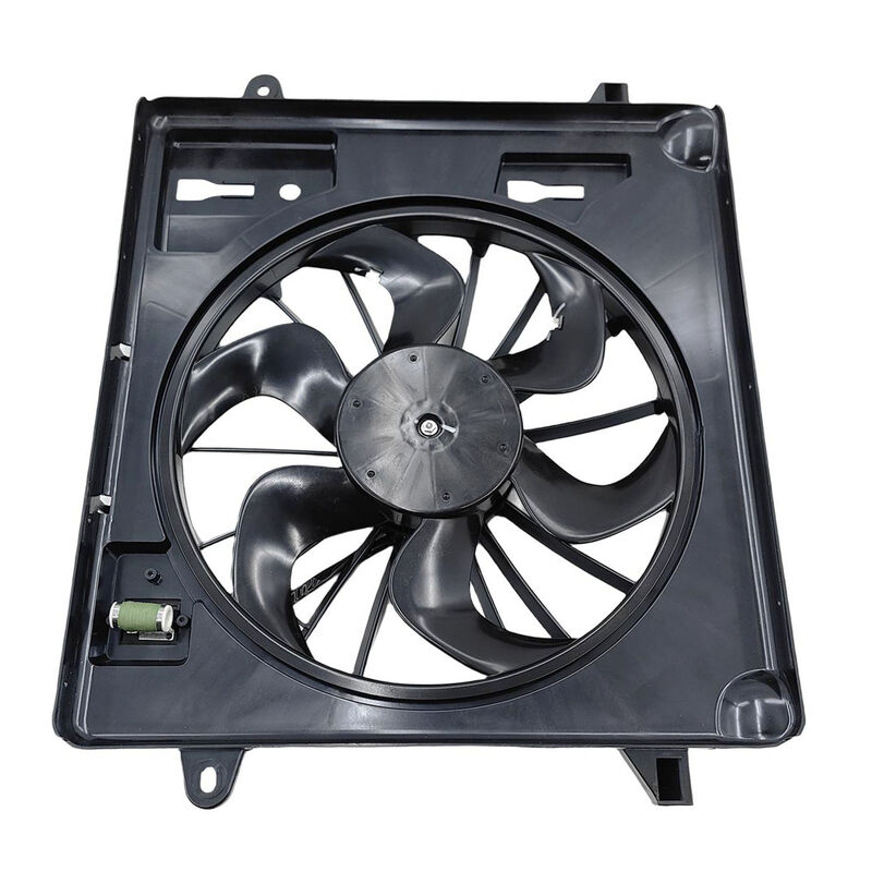 Radiator Fan With Resistor Fit For Jeep Wrangler JK 3.8L 2.8L 03/2007-2018 RCF-JP002 - Machter