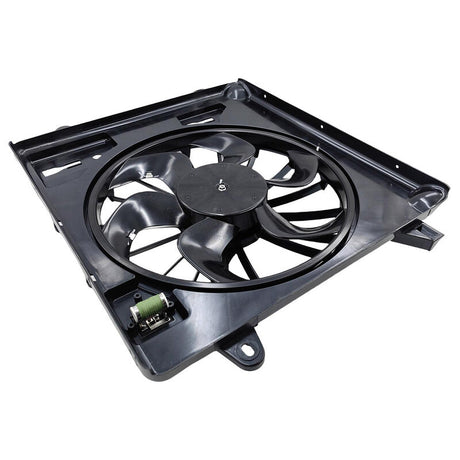 Radiator Fan With Resistor Fit For Jeep Wrangler JK 3.8L 2.8L 03/2007-2018 - Machter