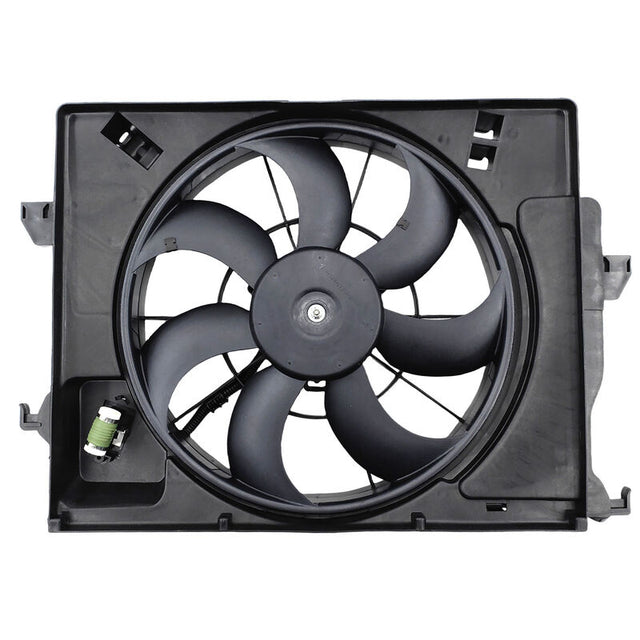 Radiator Fan Assembly Fit For Hyundai Accent RB Veloster For Kia Rio UB 1.4L 1.6L 253801R050 2011-2019 RCF-KIA002 - Machter
