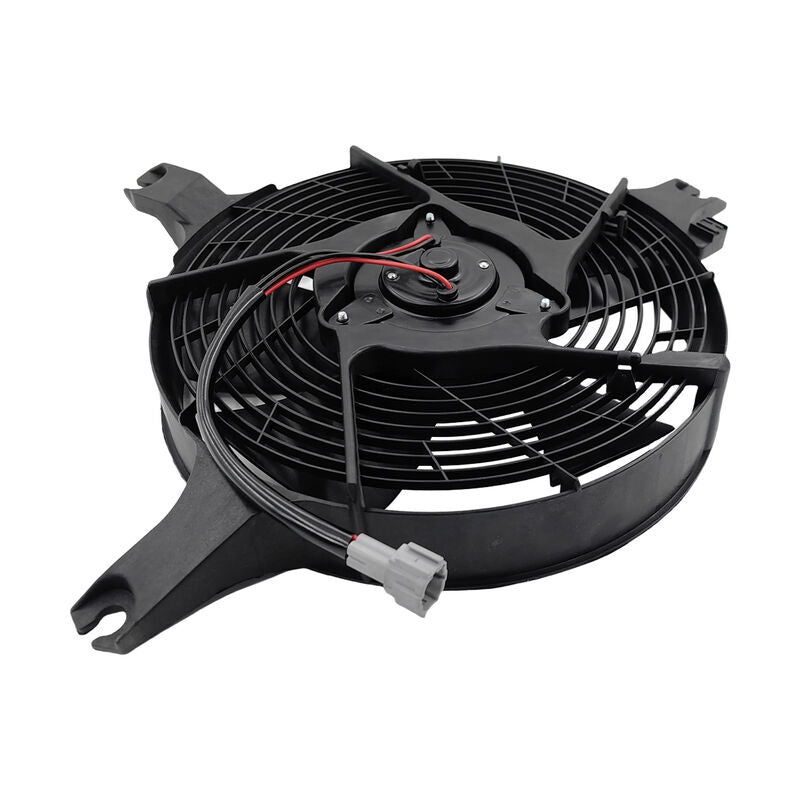 4 Pin AC Condenser Fan Assembly Left Hand Side Fit For Nissan Patrol GU 10/2001-12/2012 RCF-NS008 - Machter