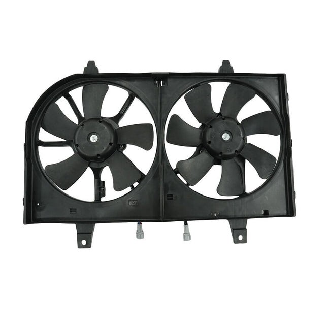 AC + Radiator Thermo Cooling Fan Assembly With Motors Fit For Nissan Maxima A33 All Model Variants 09/1999-09/2003 RCF-NS010 - Machter