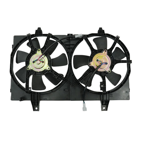 AC + Radiator Thermo Cooling Fan Assembly With Motors Fit For Nissan Maxima A33 All Model Variants 09/1999-09/2003 - Machter