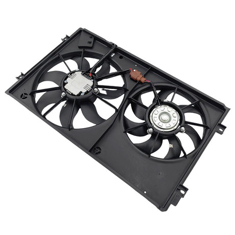 Radiator Cooling Fan Assembly Fit For Volkswagen Golf MK5 MKVI 07/2004-09/2008 - Machter