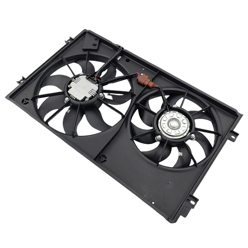 Radiator Cooling Fan Assembly Fit For Volkswagen Golf MK5 MKVI 07/2004-09/2008 RCF-VW001 - Machter