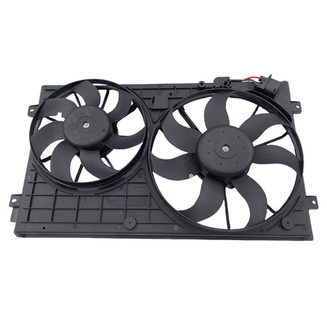 Radiator Cooling Fan Assembly Fit For Volkswagen Golf MK5 MKVI 07/2004-09/2008 - Machter
