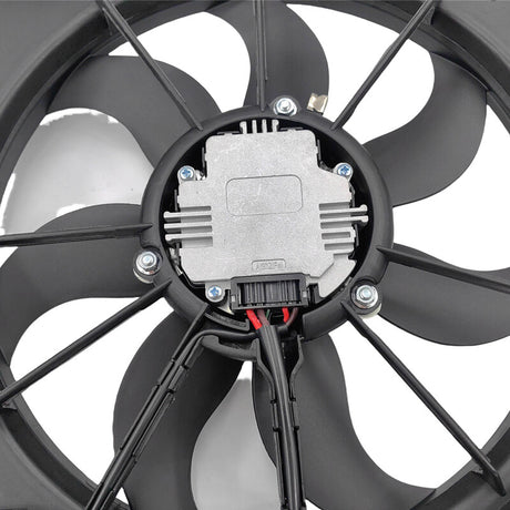 Radiator Cooling Fan Assembly Fit For Volkswagen Golf MK5 MKVI 07/2004-09/2008 - Machter