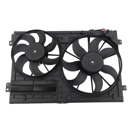 4 Pins Radiator Cooling Fan Fit For Audi A3 S3 8P TT 8J VW Caddy 2C 2K EOS 1F Golf MKV MKVI Jetta 1K Passat 3C Tiguan 5N Touran 1T 1K0121205AD - Machter