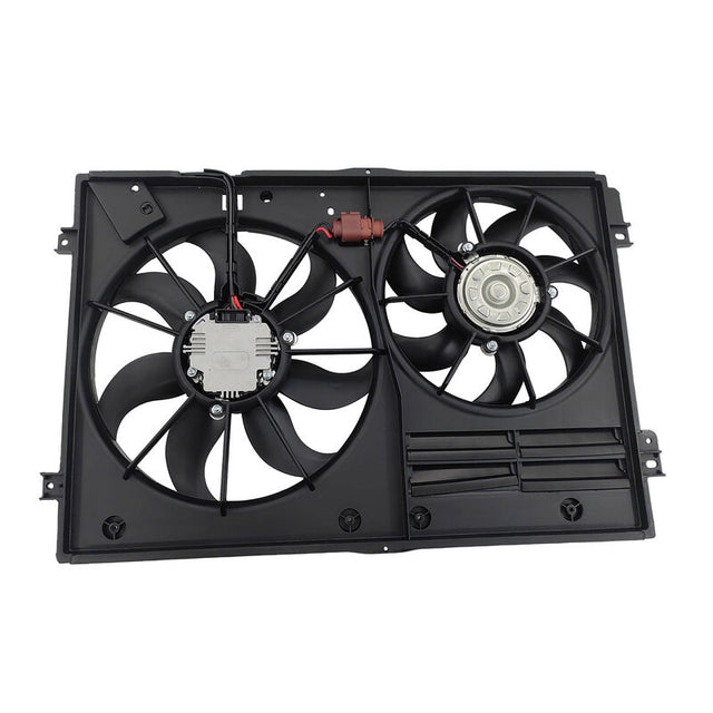 4 Pins Radiator Cooling Fan Fit For Audi A3 S3 8P TT 8J VW Caddy 2C 2K EOS 1F Golf MKV MKVI Jetta 1K Passat 3C Tiguan 5N Touran 1T 1K0121205AD RCF-VW003 - Machter