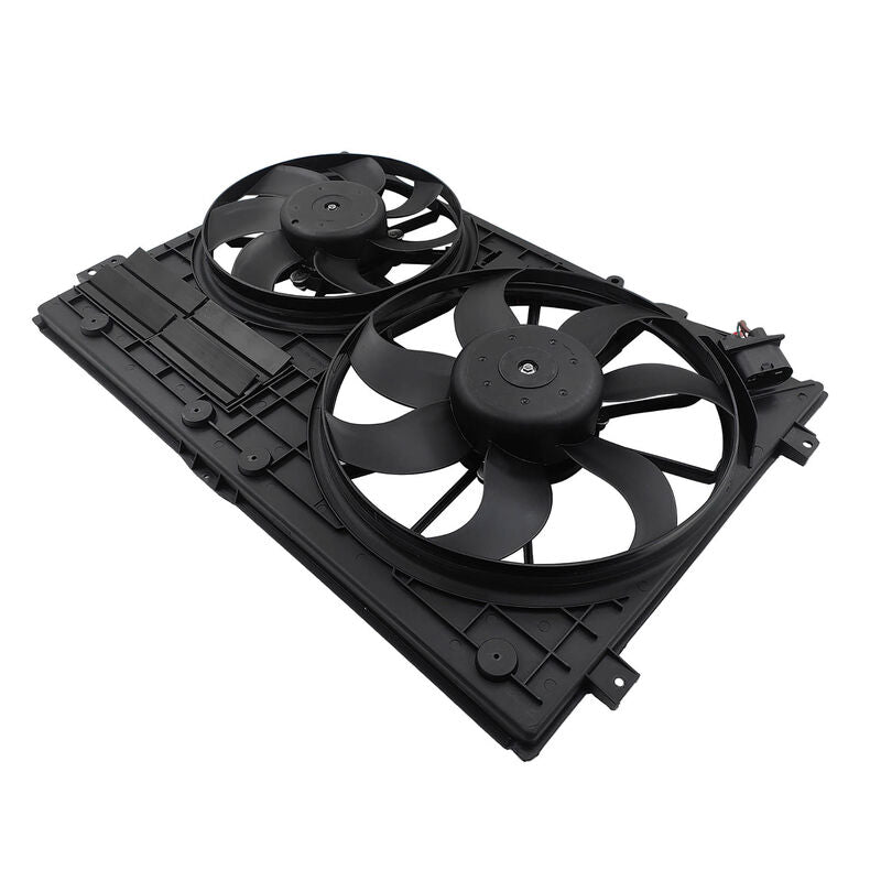 4 Pins Radiator Cooling Fan Fit For Audi A3 S3 8P TT 8J VW Caddy 2C 2K EOS 1F Golf MKV MKVI Jetta 1K Passat 3C Tiguan 5N Touran 1T 1K0121205AD RCF-VW003 - Machter