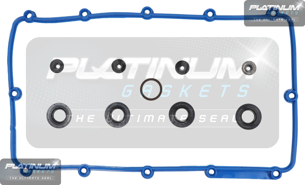 Rocker Cover Gasket Kit Fits FORD, MAZDA P4AT I4 DOHC RCG712AK - Platinum Gasket