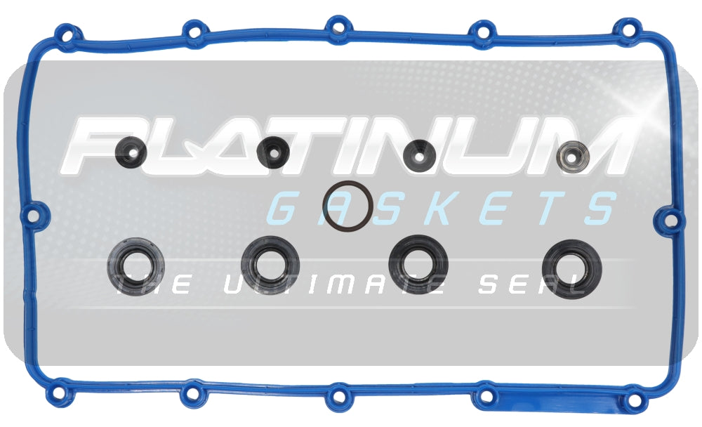 Rocker Cover Gasket Kit Fits FORD, MAZDA P4AT I4 DOHC RCG712K - Platinum Gasket