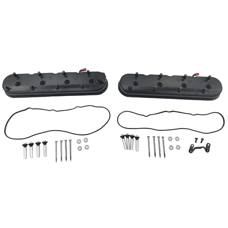Valve Cover Tall LS Black Satin Finish Fit For LS1 LS2 LS3 LS6 LS7 241-112 - Machter