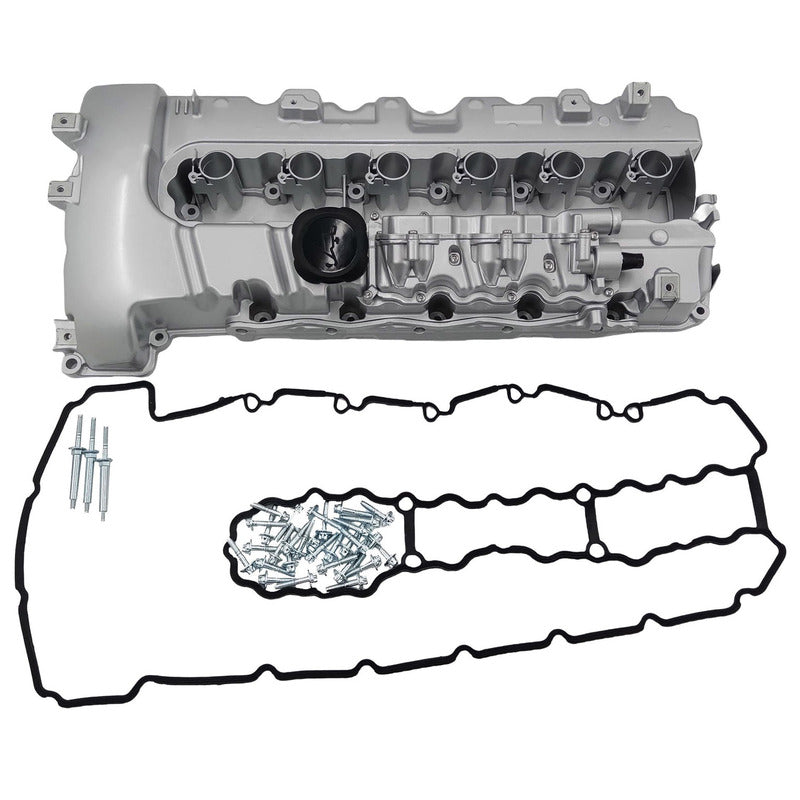 Engine Valve Cover With Gasket & PVC Fit For BMW 1 3 7 Series Z4 X6 3.0L RCM-BMW010 - Machter