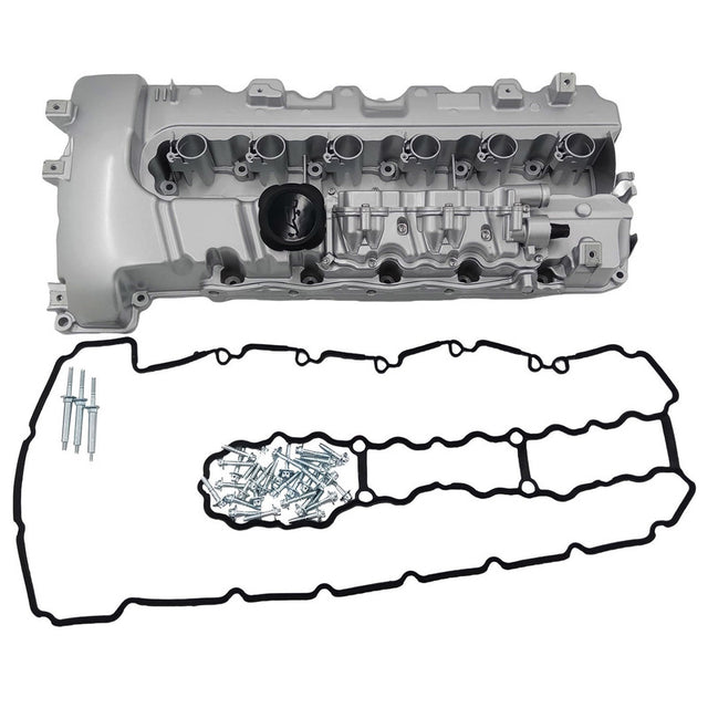 Engine Valve Cover With Gasket & PVC Fit For BMW 1 3 7 Series Z4 X6 3.0L RCM-BMW010 - Machter